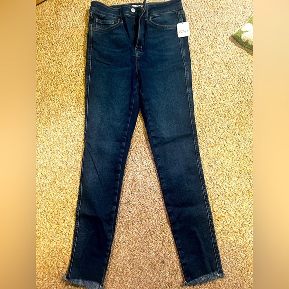 Free People raw hem high-rise jeggings. Size 28 NWT - Picture 5 of 12